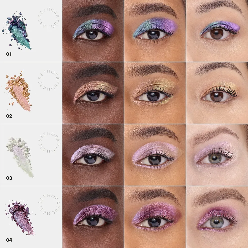 Sephora Collection SPECIAL EFFECTS MULTICHROME FOIL мультихромные тени для век 1 г, оттенок 01 Lunar flow