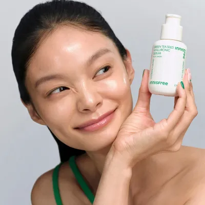 innisfree Green Tea Seed Hyaluronic Serum увлажняющая сыворотка для лица, 80 мл