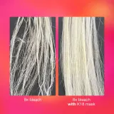 K18 Damaged Hair Rescue Set набор для поврежденных волос из 3 средств 15 мл + 47 мл + 53 мл — фото 4