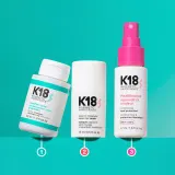 K18 Damaged Hair Rescue Set набор для поврежденных волос из 3 средств 15 мл + 47 мл + 53 мл — фото 5