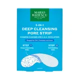 Mario Badescu 2-IN-1 Deep Cleansing Pore Strip очищающие полоски-маски для пор, 6 шт., 6 MASEK — фото 5