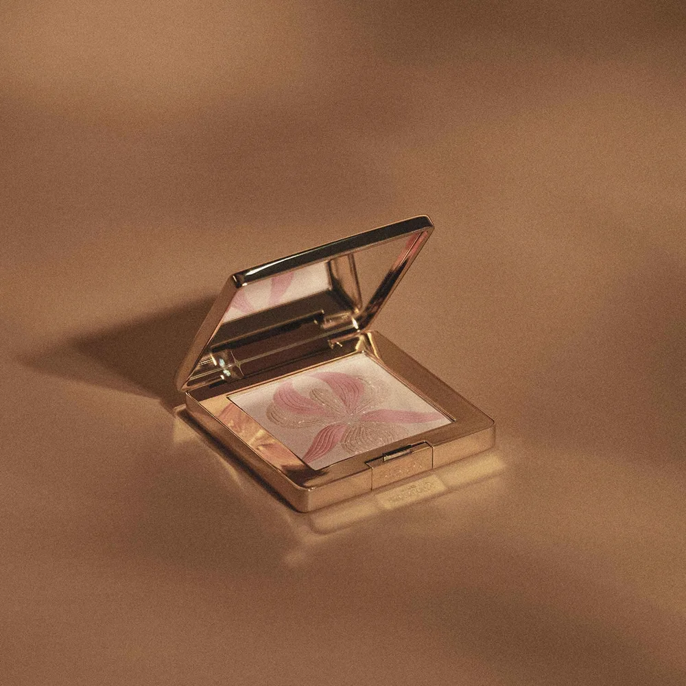 Sisley L'Orchidee румяна для щёк палетка три оттенка 15 г, оттенок 1 Bronze