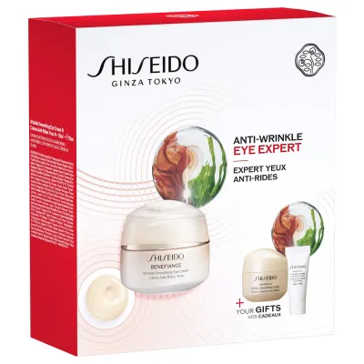 Shiseido Benefiance набор для ухода за кожей вокруг глаз и лица, 15 мл + 15 мл + 5 мл