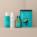 Moroccanoil Hydration набор для увлажнения волос: шампунь, кондиционер, маска и масло, 70 мл + 70 мл + 15 мл + 30 мл — фото 2