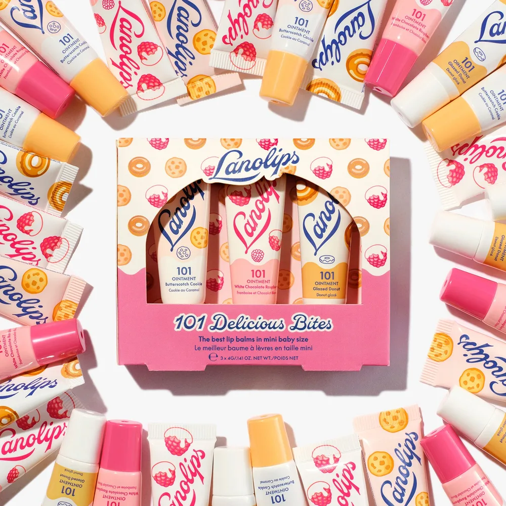 Lanolips 101 Delicious Bites набор мини-бальзамов для губ 3 x 4 г