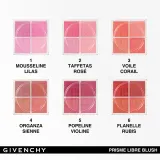 Givenchy Prisme Libre Blush рассыпчатые румяна 4 оттенка в одном N01 Mousseline Lilas 4,5 г, оттенок N01 - Mousseline Lilas — фото 2