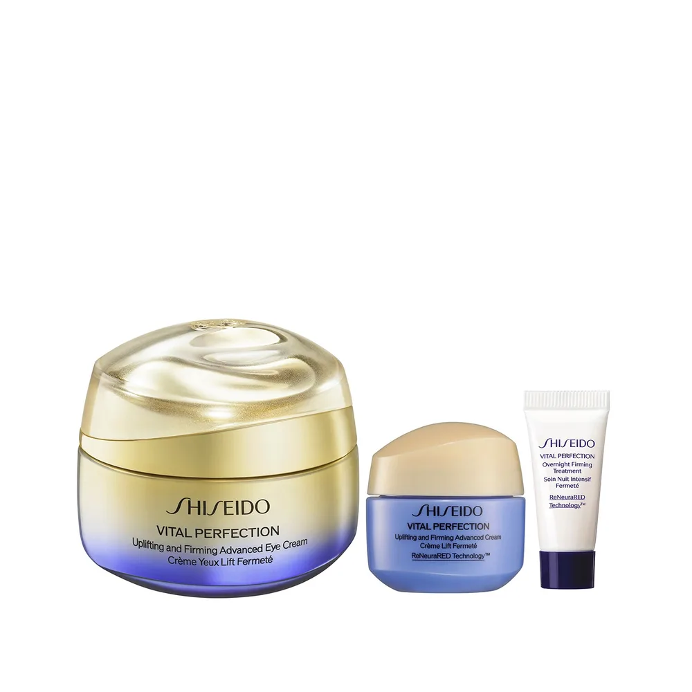 Shiseido Vital Perfection набор для ухода за кожей вокруг глаз 15 мл + 15 мл + 5 мл