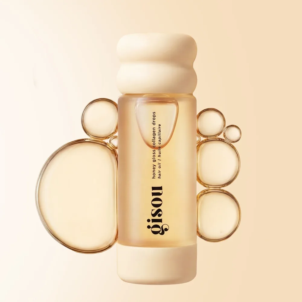 Gisou Honey Gloss Collagen Drops масло для волос с мёдом и коллагеном, 20 мл