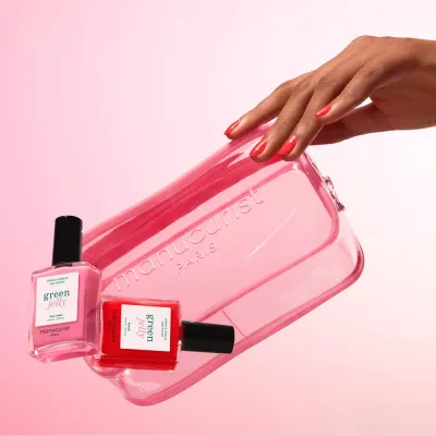 Manucurist Green набор лаков для ногтей Jelly: Pink Sorbet 15 мл и Twizzle 15 мл, Pink Sorbet (15 мл) Twizzle