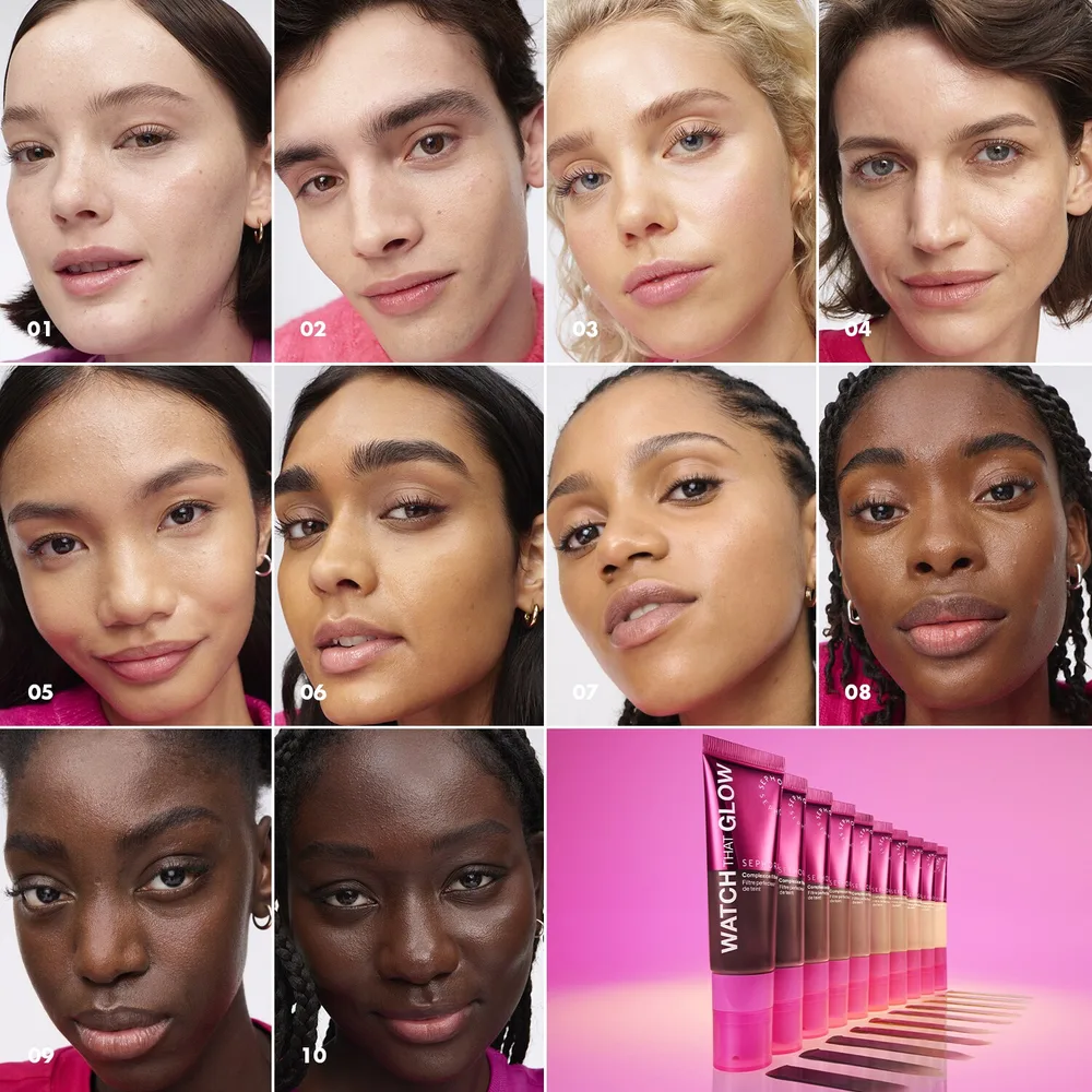 Sephora Collection Watch That Glow Complexion Filter тональный флюид с эффектом сияния 25 мл, оттенок 01 Fair