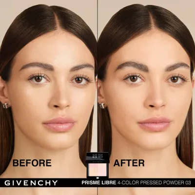 Givenchy Prisme Libre Pressed Powder пудра для лица компактная матирующая N05 Popeline Mimosa, 7 г