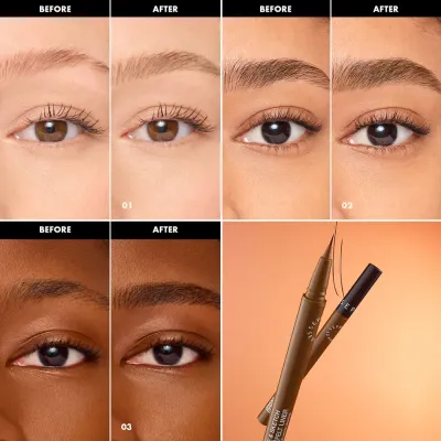 Sephora Collection SHAKE SKETCH BROW FELT LINER фломастер для бровей с ультратонким наконечником 0,6 мл