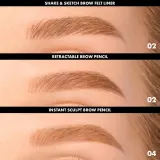 Sephora Collection SHAKE SKETCH BROW FELT LINER фломастер для бровей с ультратонким наконечником 0,6 мл, оттенок 01 Light — фото 2