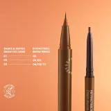 Sephora Collection SHAKE SKETCH BROW FELT LINER фломастер для бровей с ультратонким наконечником 0,6 мл, оттенок 01 Light — фото 3