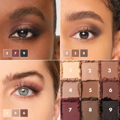 Sephora Collection ALL THAT MATTE(R)S PALETTE палетка матовых теней для век, 9 оттенков, 1 шт