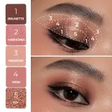 Natasha Denona Mini Bloom палетка теней для век 5 оттенков 4 г — фото 2