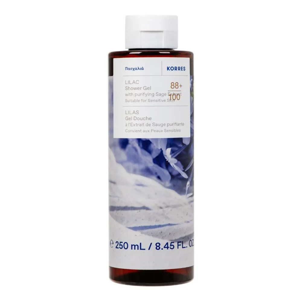 Korres Lilac гель для душа с экстрактом шалфея и алоэ 250 мл