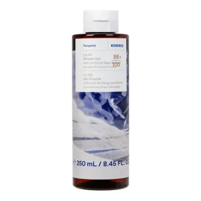 Korres Lilac гель для душа с экстрактом шалфея и алоэ 250 мл