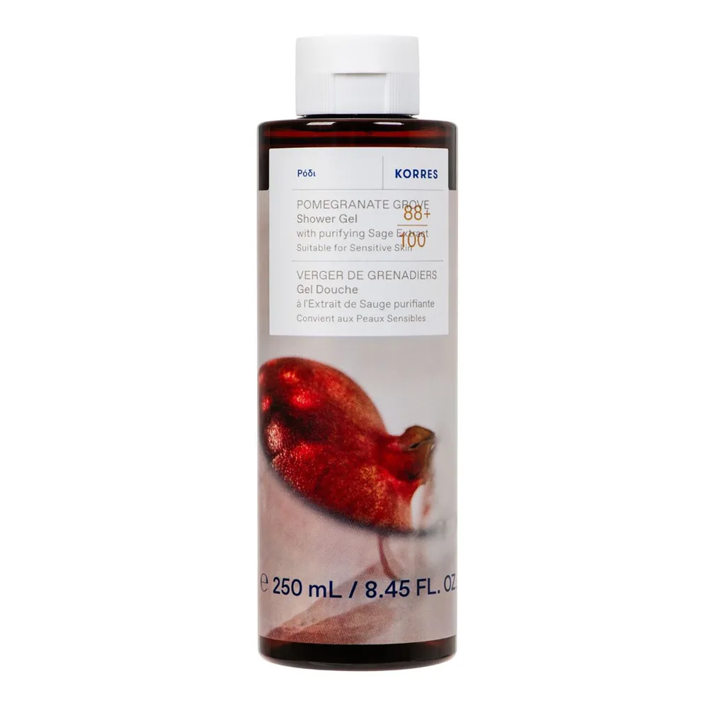 Korres Pomegranate Grove гель для душа с ароматом граната 250 мл