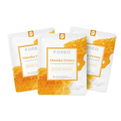 FOREO Farm To Face Manuka Honey тканевые маски для лица 3 шт