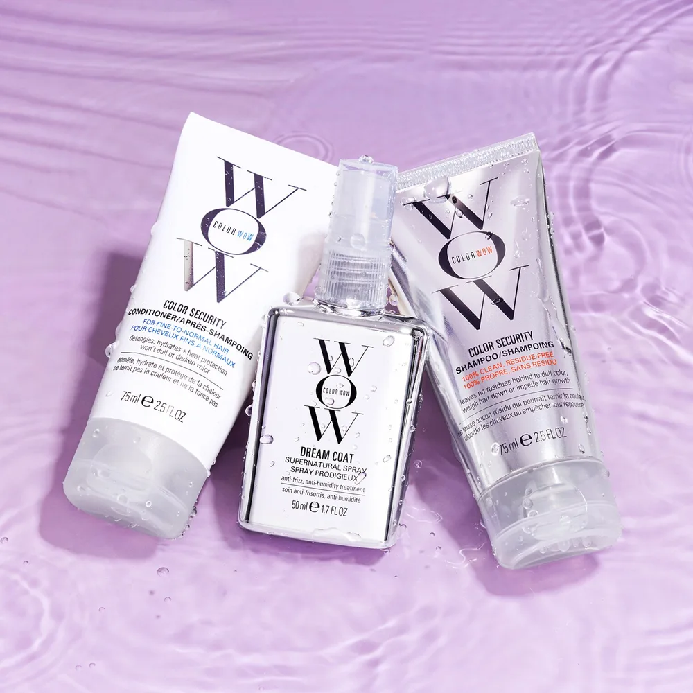 Color WOW Dream Smooth набор для волос: шампунь 75 мл, кондиционер 75 мл, спрей 50 мл