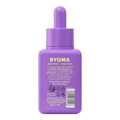 BYOMA Hydrating Recovery Oil масло для лица восстанавливающее увлажняющее 30 мл