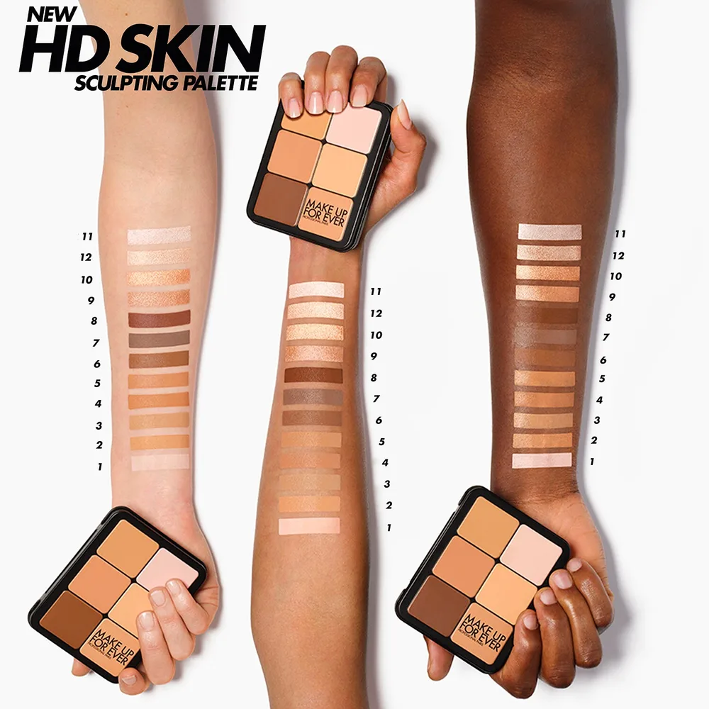 Make Up For Ever HD Skin Sculpting Palette кремовая палетка для скульптурирования лица 25,2 г