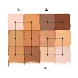 Make Up For Ever HD Skin Sculpting Palette кремовая палетка для скульптурирования лица 25,2 г — фото 2