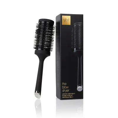 ghd The Blow Dryer круглая керамическая щётка для волос размер 4 чёрная, чёрный (size 4)