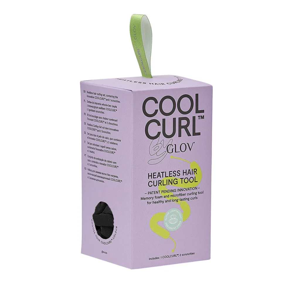 GLOV CoolCurl бигуди для завивки волос без нагрева, Black Box, 1 шт