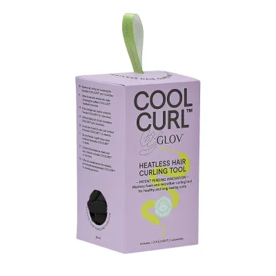 GLOV CoolCurl бигуди для завивки волос без нагрева, Black Box, 1 шт