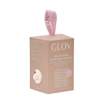 GLOV Multitasking Extra Wide Headband повязка для волос Pastel Pink 1 шт