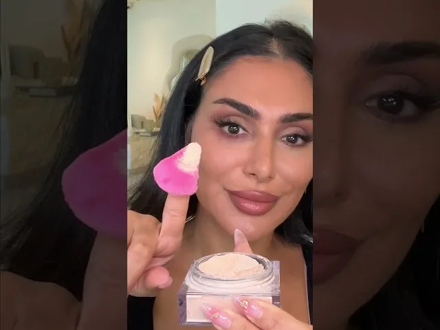 Huda Beauty Powder Puff Easy Bake набор пуховок для пудры, 2 шт, Powder Puff duo