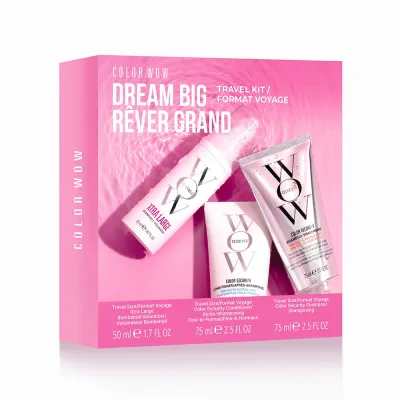 Color WOW Dream Big набор для волос шампунь кондиционер и пенка 75 мл + 75 мл + 50 мл
