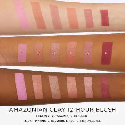 Tarte Amazonian Clay 12-hour румяна для лица пудровые стойкие 3,6 г