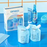 amika Hydro Dream набор для увлажнения волос шампунь кондиционер несмываемый уход маска 3 x 60 мл + 30 мл — фото 2