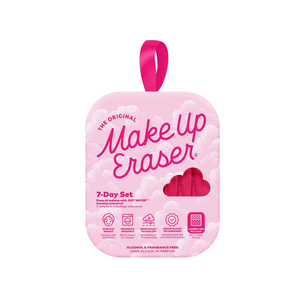 Make Up Eraser Original Pink 7-Day Set салфетки для снятия макияжа многоразовые 7 шт