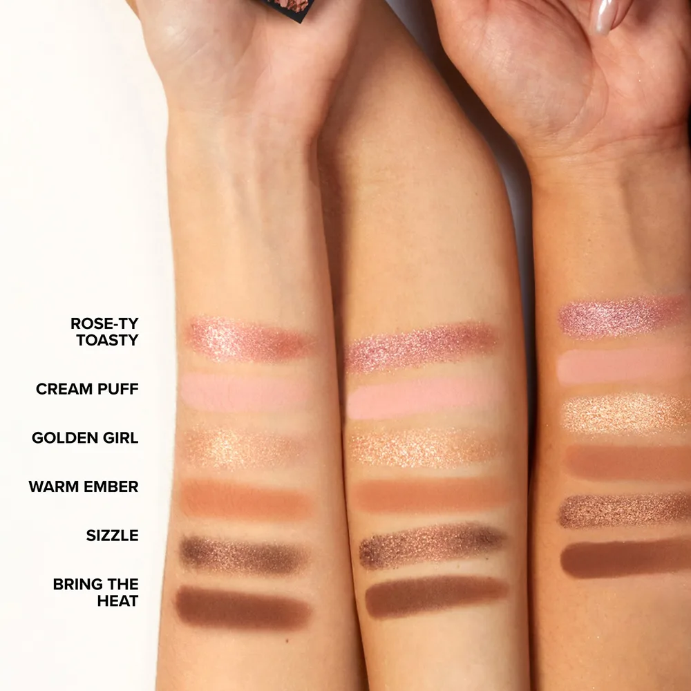 Too Faced Born This Way Warm Ember Nudes мини-палетка теней для век 6 оттенков, оттенок BTW мини PALETTES WARM EMBER NUDES