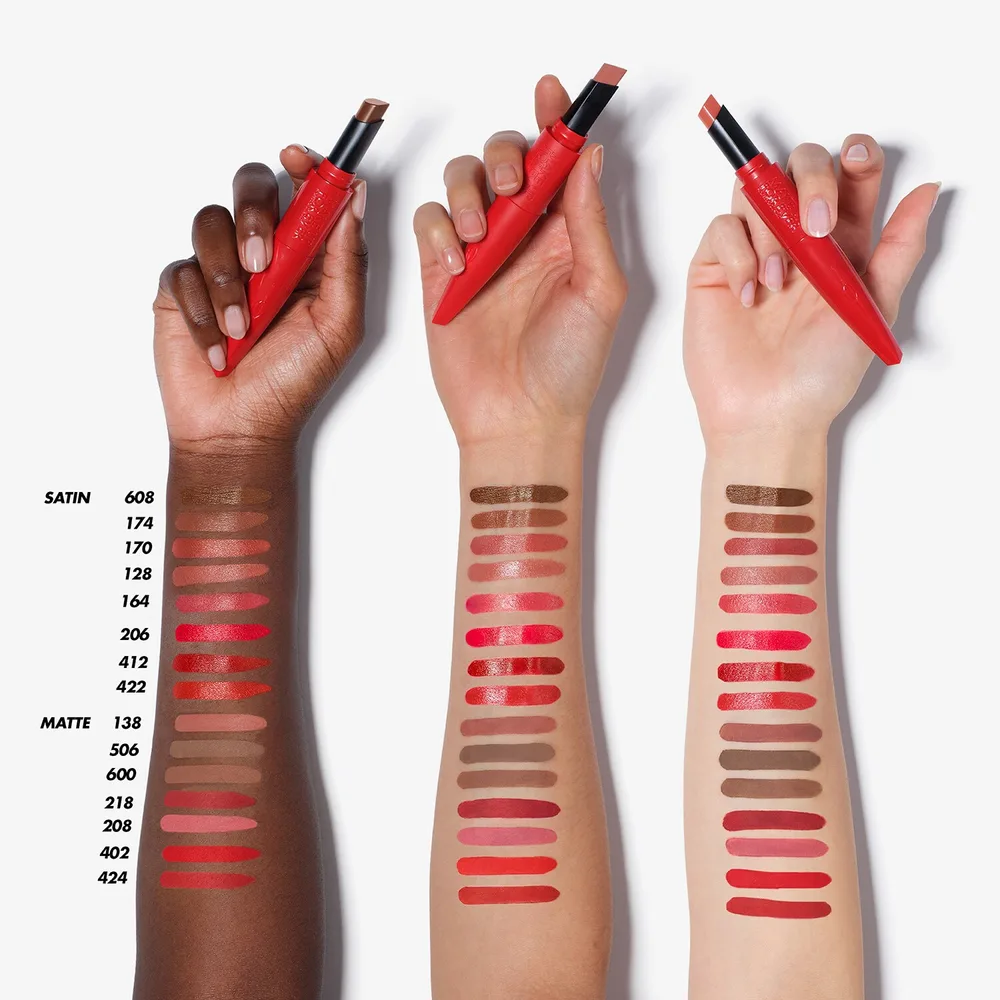 Make Up For Ever Rouge Artist For Ever помада для губ матовая стойкая, оттенок 128 Lively Peony - Satin