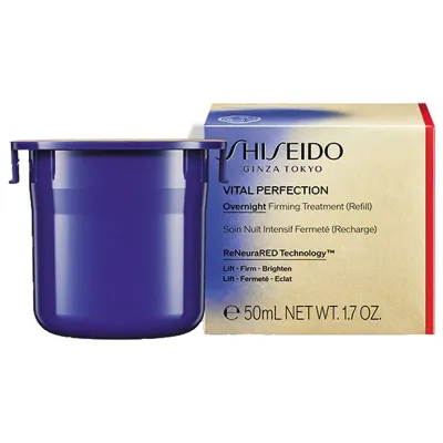 Shiseido Vital Perfection Overnight Firming Treatment Крем для лица ночной сменный блок 50 мл