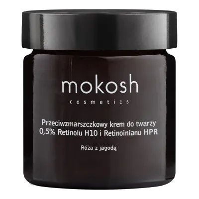 Mokosh Крем для лица против морщин 0,5% ретиноидов H10 и HPR роза и черника 60 мл