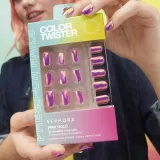 Sephora Collection Color Twister Ногти накладные многоразовые Pink Holo 1 шт — фото 1
