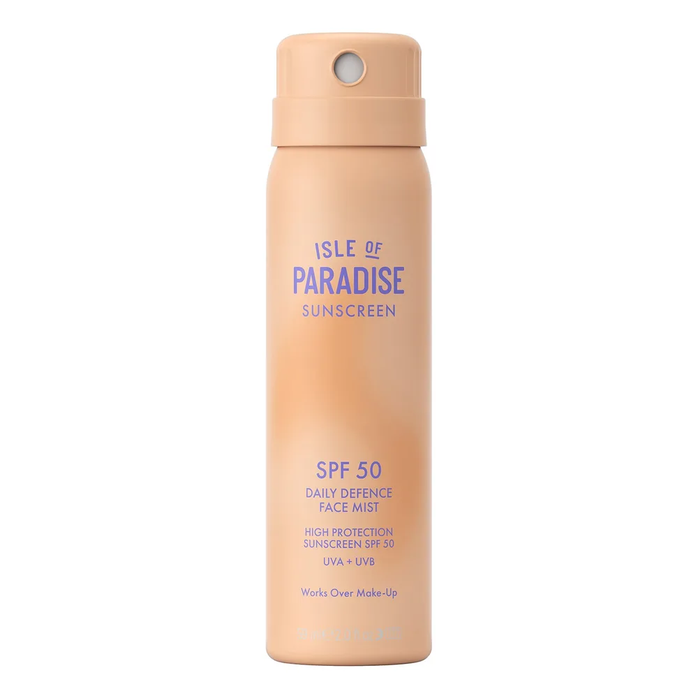 Isle Of Paradise Sunscreen Face Mist солнцезащитный мист для лица SPF 50, 73 мл