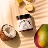 FABLE AND MANE Hydrating Hair Mask маска для волос увлажняющая с бананом и маслом ши, для сухих и ломких волос, кокос и банан, 237 мл Fable & Mane Hydrating Hair Mask — фото 5