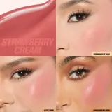 Huda Beauty Baby Blush Duo Mild Mocktail набор кремовых румян Ube Cream и Strawberry Cream 2 x 2 мл, Ube Cream + Strawberry Cream — фото 2