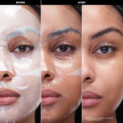 Sephora Collection Transformation Masks гидрогелевая маска для лица разглаживающая с пептидами 1 шт, Maska wygładzająca для лица - Peptydy