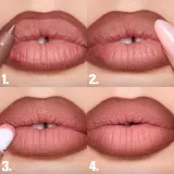 Huda Beauty Liquid Matte Mousse жидкая помада, 7,5 мл, оттенок Baby Pink — фото 4