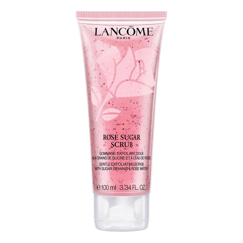 LANCOME Rose Sugar Scrub скраб для лица деликатный отшелушивающий 100 мл