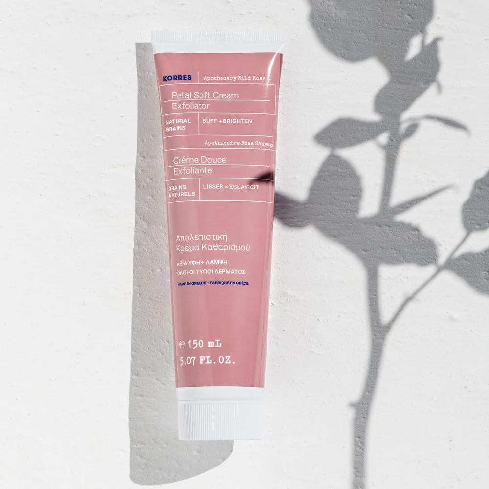 Korres Apothecary Wild Rose крем для умывания отшелушивающий 150 мл