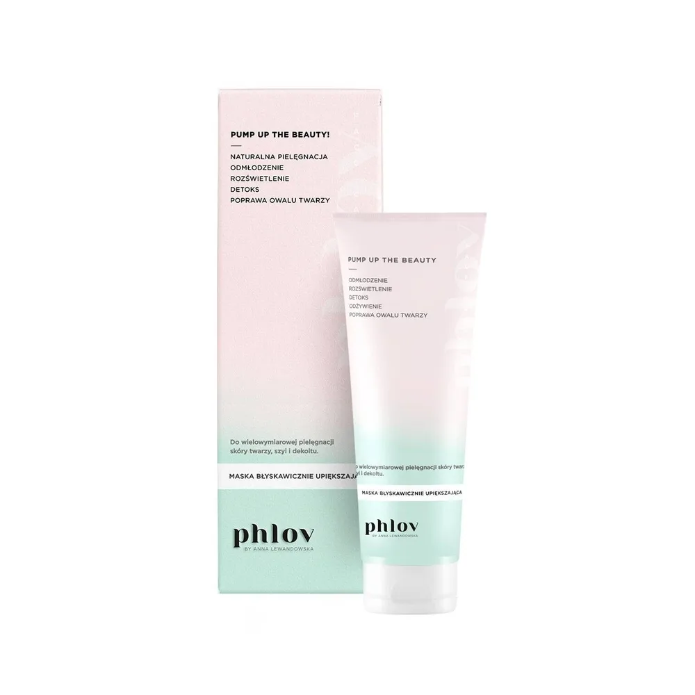 Phlov Pump Up The Beauty Маска для лица шеи и декольте с куркумой 60 мл